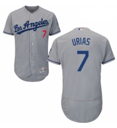Mens Majestic Los Angeles Dodgers 7 Julio Urias Grey Flexbase Authentic Collection MLB Jersey Mens Majestic Los Angeles Dodgers 7 Julio Urias Grey Flexbase Authentic Collection MLB Jersey