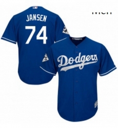Mens Majestic Los Angeles Dodgers 74 Kenley Jansen Replica Royal Blue Alternate 2017 World Series Bound Cool Base MLB Jersey Mens Majestic Los Angeles Dodgers 74 Kenley Jansen Replica Royal Blue Alternate 2017 World Series Bound Cool Base MLB Jersey