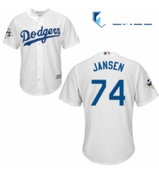 Mens Majestic Los Angeles Dodgers 74 Kenley Jansen Replica White Home 2017 World Series Bound Cool Base MLB Jersey Mens Majestic Los Angeles Dodgers 74 Kenley Jansen Replica White Home 2017 World Series Bound Cool Base MLB Jersey