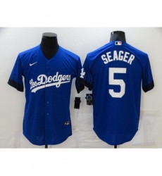 Men's Nike Los Angeles Dodgers #5 Corey Seager Blue Game City Player Jersey Men's Nike Los Angeles Dodgers #5 Corey Seager Blue Game City Player Jersey
