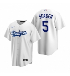Mens Nike Los Angeles Dodgers 5 Corey Seager White Home Stitched Baseball Jerse Mens Nike Los Angeles Dodgers 5 Corey Seager White Home Stitched Baseball Jerse