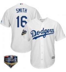 Will Smith Mens Los Angeles Dodgers White Replica Cool Base Home 2018 World Series Jersey Majestic Will Smith Mens Los Angeles Dodgers White Replica Cool Base Home 2018 World Series Jersey Majestic
