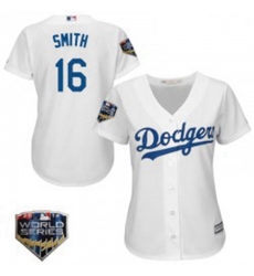 Will Smith Womens Los Angeles Dodgers White Authentic Cool Base Home 2018 World Series Jersey Majestic Will Smith Womens Los Angeles Dodgers White Authentic Cool Base Home 2018 World Series Jersey Majestic