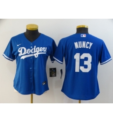 Women Dodgers 13 Max Muncy Royal Women 2020 Nike Cool Base Jersey Women Dodgers 13 Max Muncy Royal Women 2020 Nike Cool Base Jersey