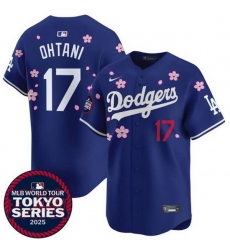 Women Los Angeles Dodgers 17 Shohei Ohtani Royal 2025 Tokyo Series Limited Stitched Baseball Jersey Women Los Angeles Dodgers 17 Shohei Ohtani Royal 2025 Tokyo Series Limited Stitched Baseball Jersey