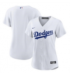 Women Los Angeles Dodgers Blank White Stitched Baseball Jersey Run Small Women Los Angeles Dodgers Blank White Stitched Baseball Jersey Run Small