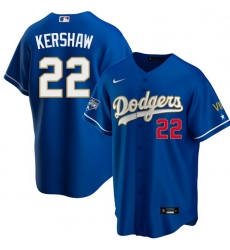 Women Los Angeles Dodgers Clayton Kershaw 22 Championship Gold Trim Blue Limited All Stitched Flex Base Jersey Women Los Angeles Dodgers Clayton Kershaw 22 Championship Gold Trim Blue Limited All Stitched Flex Base Jersey