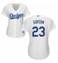 Womens Majestic Los Angeles Dodgers 23 Kirk Gibson Replica White Home Cool Base MLB Jersey Womens Majestic Los Angeles Dodgers 23 Kirk Gibson Replica White Home Cool Base MLB Jersey