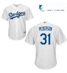Womens Majestic Los Angeles Dodgers 31 Joc Pederson Authentic White Home Cool Base MLB Jersey Womens Majestic Los Angeles Dodgers 31 Joc Pederson Authentic White Home Cool Base MLB Jersey