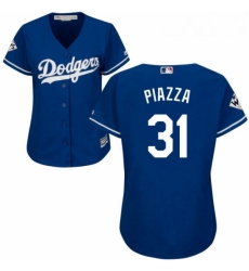 Womens Majestic Los Angeles Dodgers 31 Mike Piazza Replica Royal Blue Alternate 2017 World Series Bound Cool Base MLB Jersey Womens Majestic Los Angeles Dodgers 31 Mike Piazza Replica Royal Blue Alternate 2017 World Series Bound Cool Base MLB Jersey