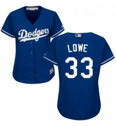 Womens Majestic Los Angeles Dodgers 33 Mark Lowe Replica Royal Blue Alternate Cool Base MLB Jersey Womens Majestic Los Angeles Dodgers 33 Mark Lowe Replica Royal Blue Alternate Cool Base MLB Jersey