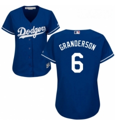Womens Majestic Los Angeles Dodgers 6 Curtis Granderson Replica Royal Blue Alternate Cool Base MLB Jersey Womens Majestic Los Angeles Dodgers 6 Curtis Granderson Replica Royal Blue Alternate Cool Base MLB Jersey