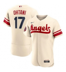 Men Los Angeles Angels 17 Shohei Ohtani 2022 Cream City Connect Flex Base Stitched Jersey Men Los Angeles Angels 17 Shohei Ohtani 2022 Cream City Connect Flex Base Stitched Jersey