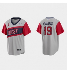 Men Los Angeles Angels 19 Juan Lagares Men Nike Gray 2021 Little League Classic Game MLB Jersey Men Los Angeles Angels 19 Juan Lagares Men Nike Gray 2021 Little League Classic Game MLB Jersey