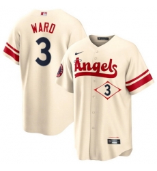 Men Los Angeles Angels 3 Taylor Ward 2022 Cream City Connect Cool Base Stitched Jerseyy Men Los Angeles Angels 3 Taylor Ward 2022 Cream City Connect Cool Base Stitched Jerseyy