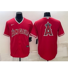 Men Los Angeles Angels Red Team Big Logo Cool Base Stitched JerseyS Men Los Angeles Angels Red Team Big Logo Cool Base Stitched JerseyS