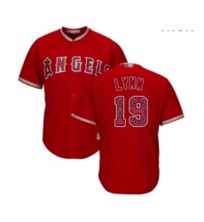 Mens Los Angeles Angels of Anaheim 19 Fred Lynn Authentic Red Team Logo Fashion Cool Base Baseball Jersey Mens Los Angeles Angels of Anaheim 19 Fred Lynn Authentic Red Team Logo Fashion Cool Base Baseball Jersey