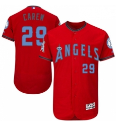 Mens Majestic Los Angeles Angels of Anaheim 29 Rod Carew Authentic Red 2016 Fathers Day Fashion Flex Base Jersey Mens Majestic Los Angeles Angels of Anaheim 29 Rod Carew Authentic Red 2016 Fathers Day Fashion Flex Base Jersey