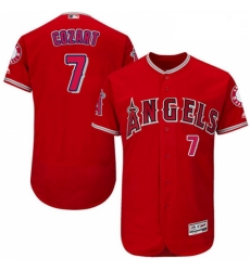 Mens Majestic Los Angeles Angels of Anaheim 7 Zack Cozart Red Alternate Flex Base Authentic Collection MLB Jersey Mens Majestic Los Angeles Angels of Anaheim 7 Zack Cozart Red Alternate Flex Base Authentic Collection MLB Jersey