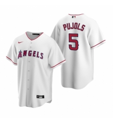 Mens Nike Los Angeles Angels 5 Albert Pujols White Home Stitched Baseball Jersey Mens Nike Los Angeles Angels 5 Albert Pujols White Home Stitched Baseball Jersey