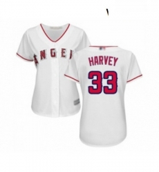 Womens Los Angeles Angels of Anaheim 33 Matt Harvey Replica White Home Cool Base Baseball Jersey Womens Los Angeles Angels of Anaheim 33 Matt Harvey Replica White Home Cool Base Baseball Jersey