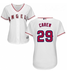 Womens Majestic Los Angeles Angels of Anaheim 29 Rod Carew Authentic White Home Cool Base MLB Jersey Womens Majestic Los Angeles Angels of Anaheim 29 Rod Carew Authentic White Home Cool Base MLB Jersey