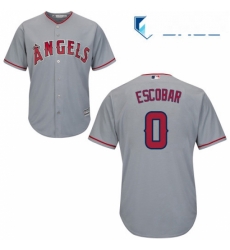 Youth Majestic Los Angeles Angels of Anaheim 0 Yunel Escobar Authentic Grey Road Cool Base MLB Jersey Youth Majestic Los Angeles Angels of Anaheim 0 Yunel Escobar Authentic Grey Road Cool Base MLB Jersey