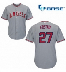 Youth Majestic Los Angeles Angels of Anaheim 27 Darin Erstad Authentic Grey Road Cool Base MLB Jersey Youth Majestic Los Angeles Angels of Anaheim 27 Darin Erstad Authentic Grey Road Cool Base MLB Jersey