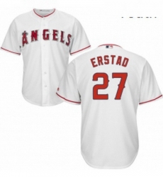 Youth Majestic Los Angeles Angels of Anaheim 27 Darin Erstad Replica White Home Cool Base MLB Jersey Youth Majestic Los Angeles Angels of Anaheim 27 Darin Erstad Replica White Home Cool Base MLB Jersey