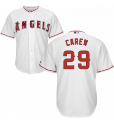 Youth Majestic Los Angeles Angels of Anaheim 29 Rod Carew Replica White Home Cool Base MLB Jersey Youth Majestic Los Angeles Angels of Anaheim 29 Rod Carew Replica White Home Cool Base MLB Jersey