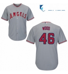 Youth Majestic Los Angeles Angels of Anaheim 46 Blake Wood Replica Grey Road Cool Base MLB Jersey Youth Majestic Los Angeles Angels of Anaheim 46 Blake Wood Replica Grey Road Cool Base MLB Jersey