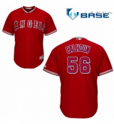 Youth Majestic Los Angeles Angels of Anaheim 56 Kole Calhoun Replica Red Alternate Cool Base MLB Jersey Youth Majestic Los Angeles Angels of Anaheim 56 Kole Calhoun Replica Red Alternate Cool Base MLB Jersey