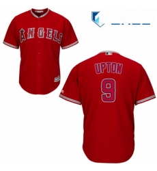 Youth Majestic Los Angeles Angels of Anaheim 9 Justin Upton Authentic Red Alternate Cool Base MLB Jersey Youth Majestic Los Angeles Angels of Anaheim 9 Justin Upton Authentic Red Alternate Cool Base MLB Jersey