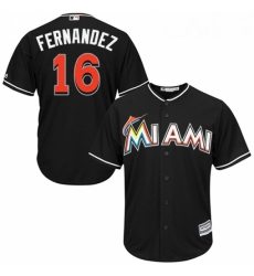 Youth Majestic Miami Marlins 16 Jose Fernandez Authentic Black Alternate 2 Cool Base MLB Jersey Youth Majestic Miami Marlins 16 Jose Fernandez Authentic Black Alternate 2 Cool Base MLB Jersey