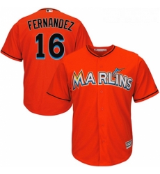Youth Majestic Miami Marlins 16 Jose Fernandez Replica Orange Alternate 1 Cool Base MLB Jersey Youth Majestic Miami Marlins 16 Jose Fernandez Replica Orange Alternate 1 Cool Base MLB Jersey
