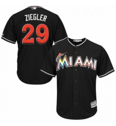 Youth Majestic Miami Marlins 29 Brad Ziegler Authentic Black Alternate 2 Cool Base MLB Jersey Youth Majestic Miami Marlins 29 Brad Ziegler Authentic Black Alternate 2 Cool Base MLB Jersey