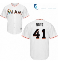 Youth Majestic Miami Marlins 41 Justin Bour Authentic White Home Cool Base MLB Jersey Youth Majestic Miami Marlins 41 Justin Bour Authentic White Home Cool Base MLB Jersey