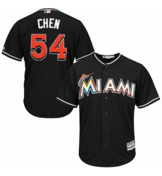 Youth Majestic Miami Marlins 54 Wei Yin Chen Authentic Black Alternate 2 Cool Base MLB Jersey Youth Majestic Miami Marlins 54 Wei Yin Chen Authentic Black Alternate 2 Cool Base MLB Jersey