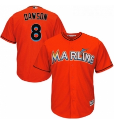 Youth Majestic Miami Marlins 8 Andre Dawson Authentic Orange Alternate 1 Cool Base MLB Jersey Youth Majestic Miami Marlins 8 Andre Dawson Authentic Orange Alternate 1 Cool Base MLB Jersey