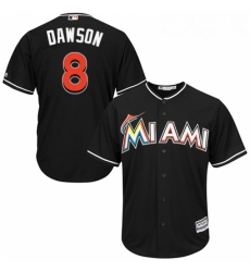 Youth Majestic Miami Marlins 8 Andre Dawson Replica Black Alternate 2 Cool Base MLB Jersey Youth Majestic Miami Marlins 8 Andre Dawson Replica Black Alternate 2 Cool Base MLB Jersey