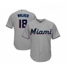 Youth Miami Marlins 18 Neil Walker Replica Grey Road Cool Base Baseball Jersey Youth Miami Marlins 18 Neil Walker Replica Grey Road Cool Base Baseball Jersey