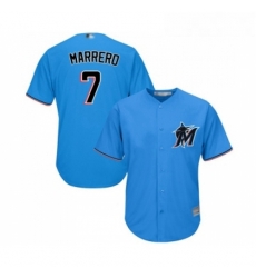 Youth Miami Marlins 7 Deven Marrero Replica Blue Alternate 1 Cool Base Baseball Jersey Youth Miami Marlins 7 Deven Marrero Replica Blue Alternate 1 Cool Base Baseball Jersey