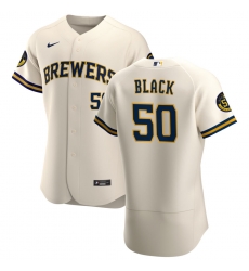Men Milwaukee Brewers 50 Ray Black Men Nike Cream Home 2020 Flex Base Player MLB Jersey Men Milwaukee Brewers 50 Ray Black Men Nike Cream Home 2020 Flex Base Player MLB Jersey