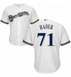 Youth Majestic Milwaukee Brewers 71 Josh Hader Replica Navy Blue Alternate Cool Base MLB Jersey Youth Majestic Milwaukee Brewers 71 Josh Hader Replica Navy Blue Alternate Cool Base MLB Jersey