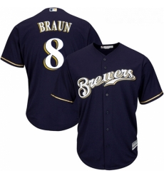 Youth Majestic Milwaukee Brewers 8 Ryan Braun Authentic Navy Blue Alternate Cool Base MLB Jersey Youth Majestic Milwaukee Brewers 8 Ryan Braun Authentic Navy Blue Alternate Cool Base MLB Jersey