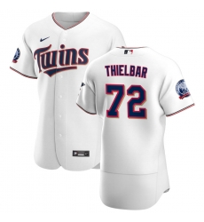 Men Minnesota Twins 72 Caleb Thielbar Men Nike White Home 2020 60th Season Flex Base Team MLB Jersey Men Minnesota Twins 72 Caleb Thielbar Men Nike White Home 2020 60th Season Flex Base Team MLB Jersey