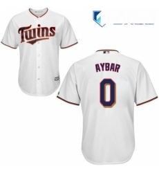 Mens Majestic Minnesota Twins 0 Erick Aybar Replica White Home Cool Base MLB Jersey Mens Majestic Minnesota Twins 0 Erick Aybar Replica White Home Cool Base MLB Jersey