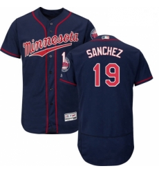 Mens Majestic Minnesota Twins 19 Anibal Sanchez Navy Blue Alternate Flex Base Authentic Collection MLB Jersey Mens Majestic Minnesota Twins 19 Anibal Sanchez Navy Blue Alternate Flex Base Authentic Collection MLB Jersey