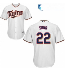 Mens Majestic Minnesota Twins 22 Miguel Sano Replica White Home Cool Base MLB Jersey Mens Majestic Minnesota Twins 22 Miguel Sano Replica White Home Cool Base MLB Jersey