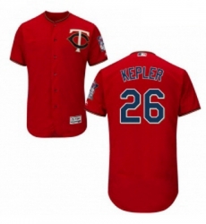 Mens Majestic Minnesota Twins 26 Max Kepler Scarlet Flexbase Authentic Collection MLB Jersey Mens Majestic Minnesota Twins 26 Max Kepler Scarlet Flexbase Authentic Collection MLB Jersey